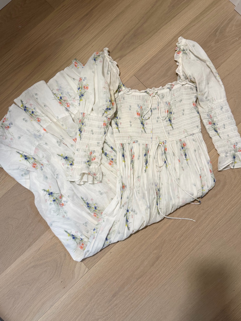 Doen bijou painted bouquet dress
